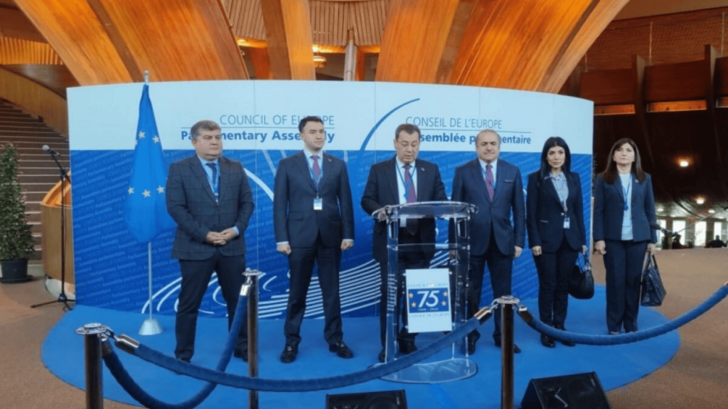 Le jour où les mandats de délégation de l'Azerbaïdjan ont été rejetés par le Conseil de l'Europe, 25 janvier 2024 | Photo: apa