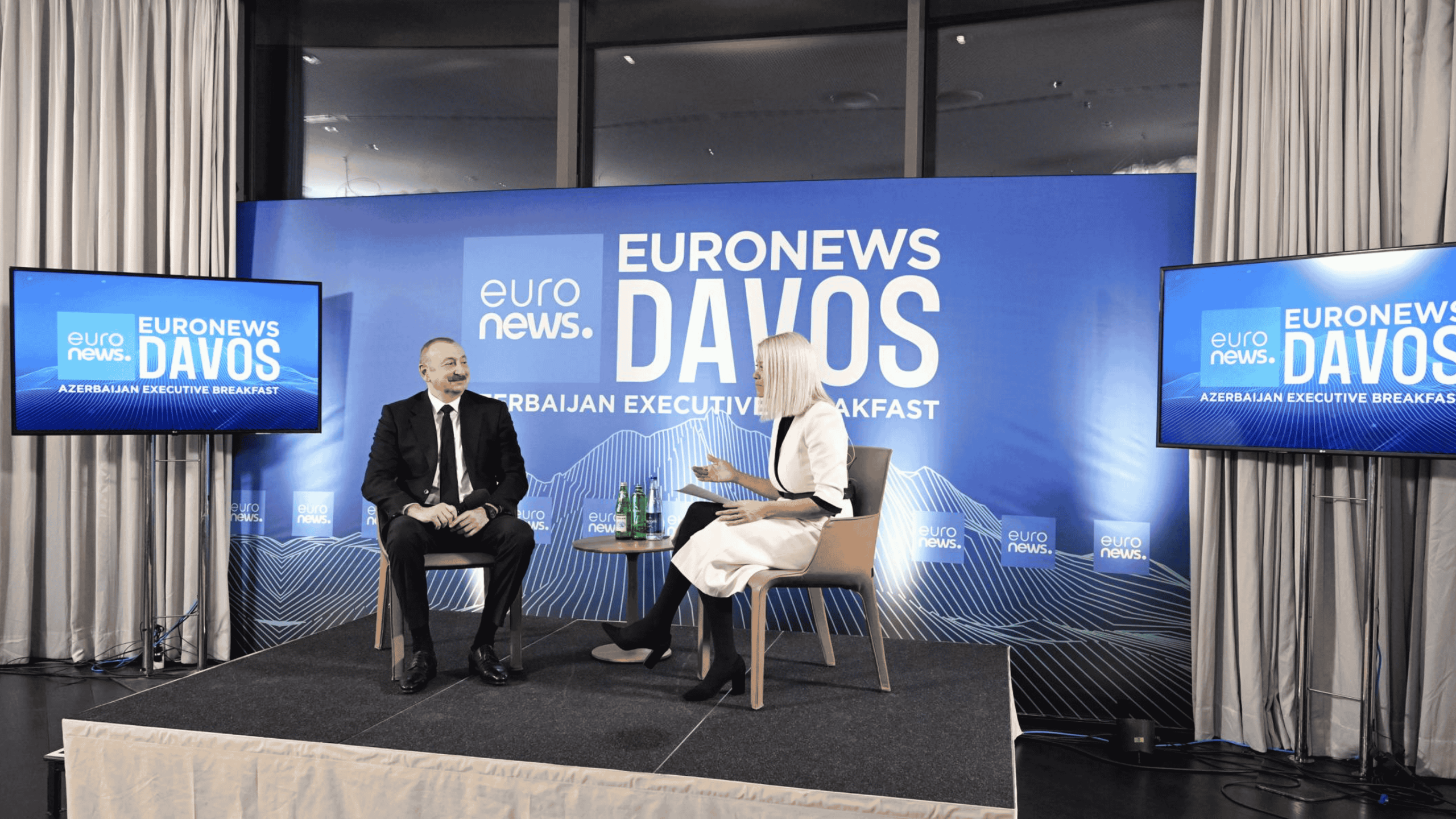 Ilham Aliyev à Davos : « L'Azerbaïdjan est la seule route sûre entre l'Europe et l'Asie centrale »