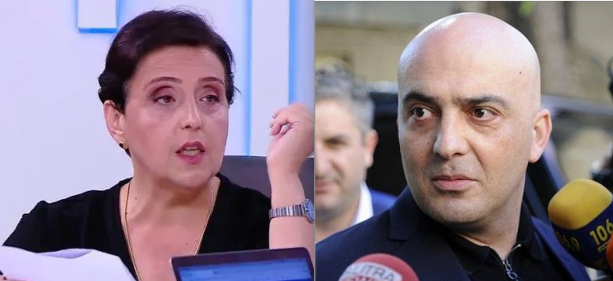 Left: Eliso Kiladze, right: Otar Partskhaladze. Call centre case in Georgia