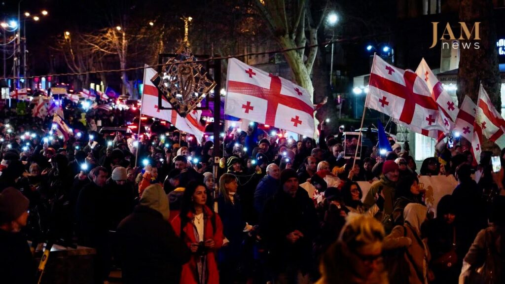 « La force dans l’unité ! » - Marche pro-UE à Tbilissi. Photos et vidéos sur le blog Manifestations en Géorgie