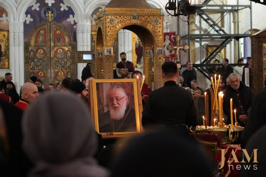 Les funérailles du patriarche Ilia II en Géorgie
