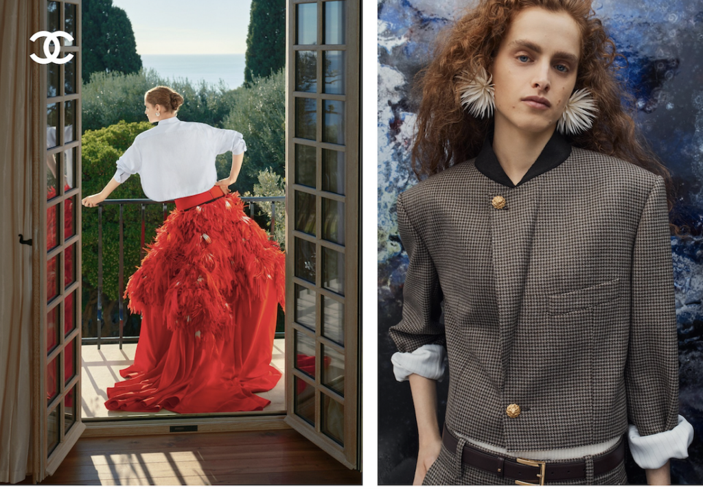 Le mannequin abkhaze Aditsa Berzenia pour Chanel
