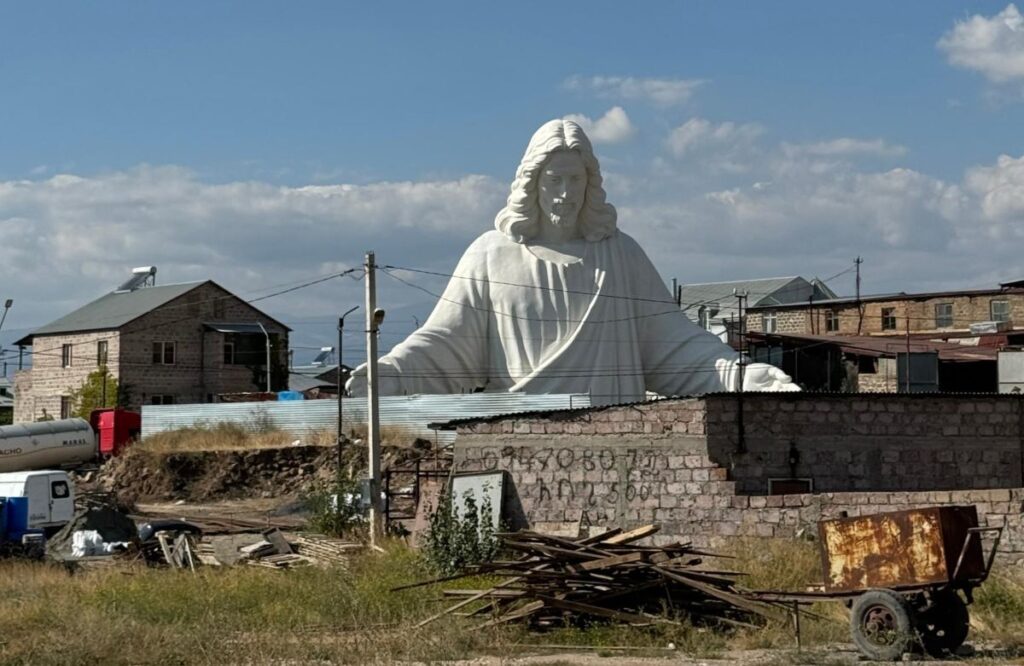 Construction du monument