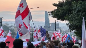 D&rsquo;Avlabari au Parlement : nouvel itinéraire pour les marches pro-européennes à Tbilissi. Blog vidéo « Manifestations en Géorgie »