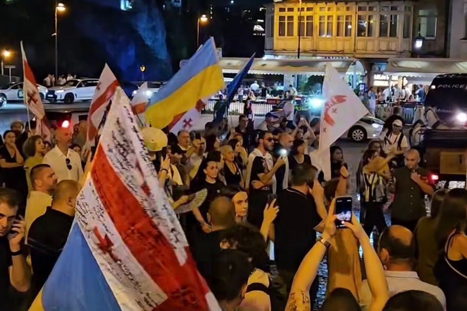 Rustaveli Avenue. Photo: OC Media.