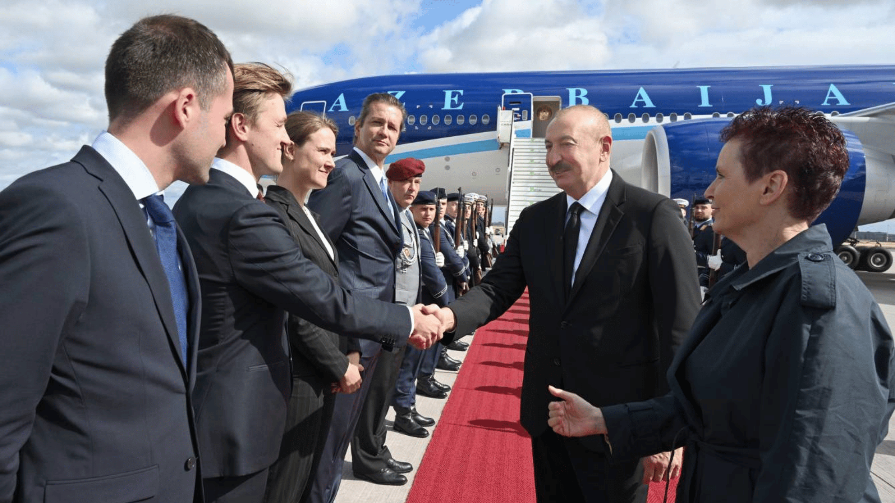 Visite du président Aliyev en Allemagne