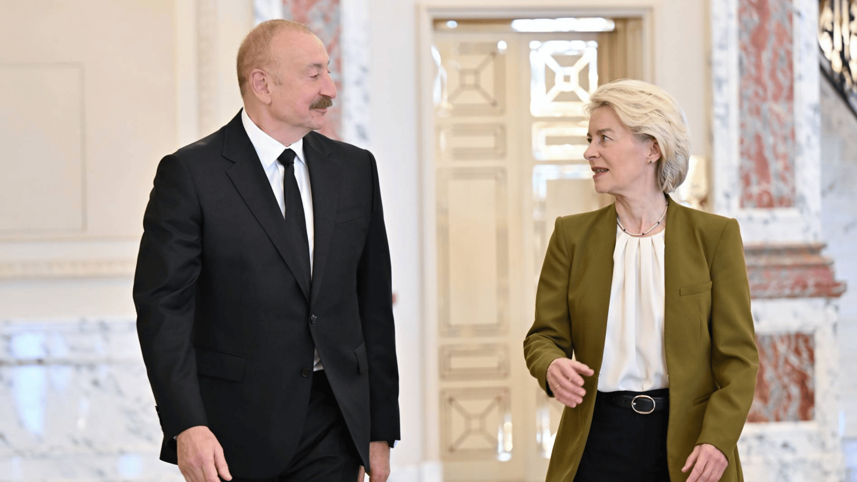 Visite d'Ursula von der Leyen en Azerbaïdjan