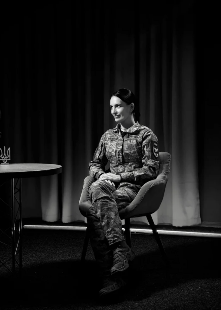 Olha Bihari, commandant des drones ukrainiens