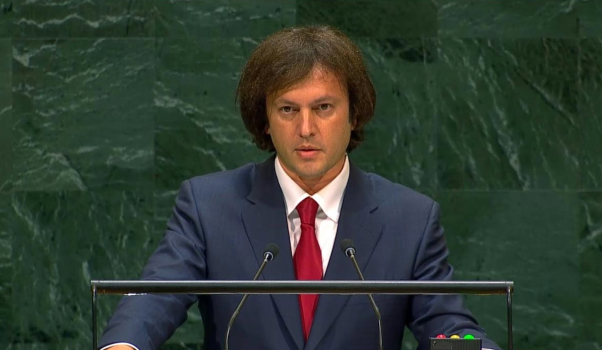 Souveraineté, occupation, paix et ambitions économiques : le Premier ministre géorgien s'adresse à l'ONU