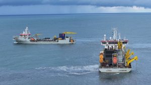 Le deuxième navire de dragage atteint Anaklia alors que les travaux sur le port avancent