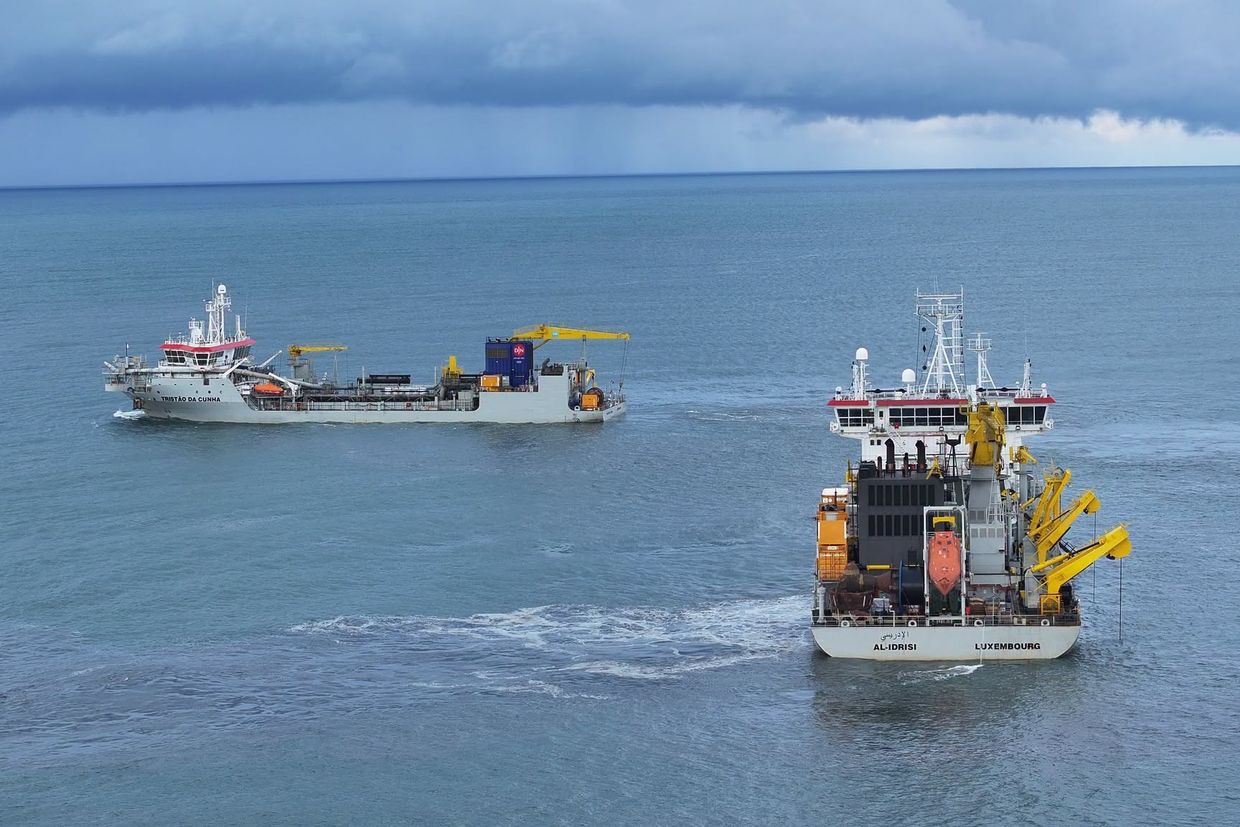 A rendering of the Anakli Deep-Sea Port project. Official photo.