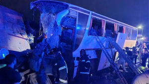 Un bus voyageant entre la Géorgie et Moscou s&rsquo;écrase, tuant six personnes et en blessant des dizaines