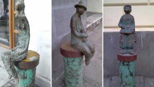 Un sculpteur affirme que ses sculptures de l&rsquo;avenue Rustaveli ont été volées