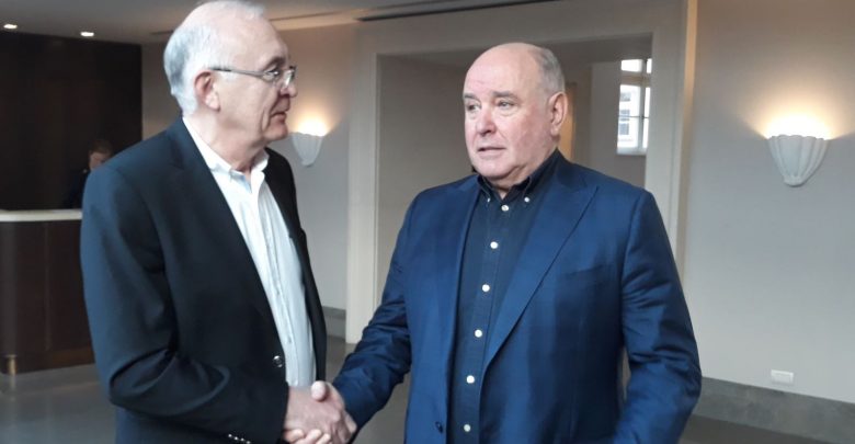 Zurab Abashidze et Grigory Karasin, 2019. Radio Free Europe/Radio Liberty.