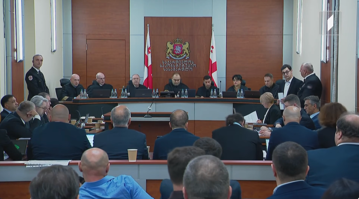 "Vous n'aimez pas ça ? Dommage" : troisième journée d'audiences de la Cour constitutionnelle sur l'interdiction de l'opposition en Géorgie